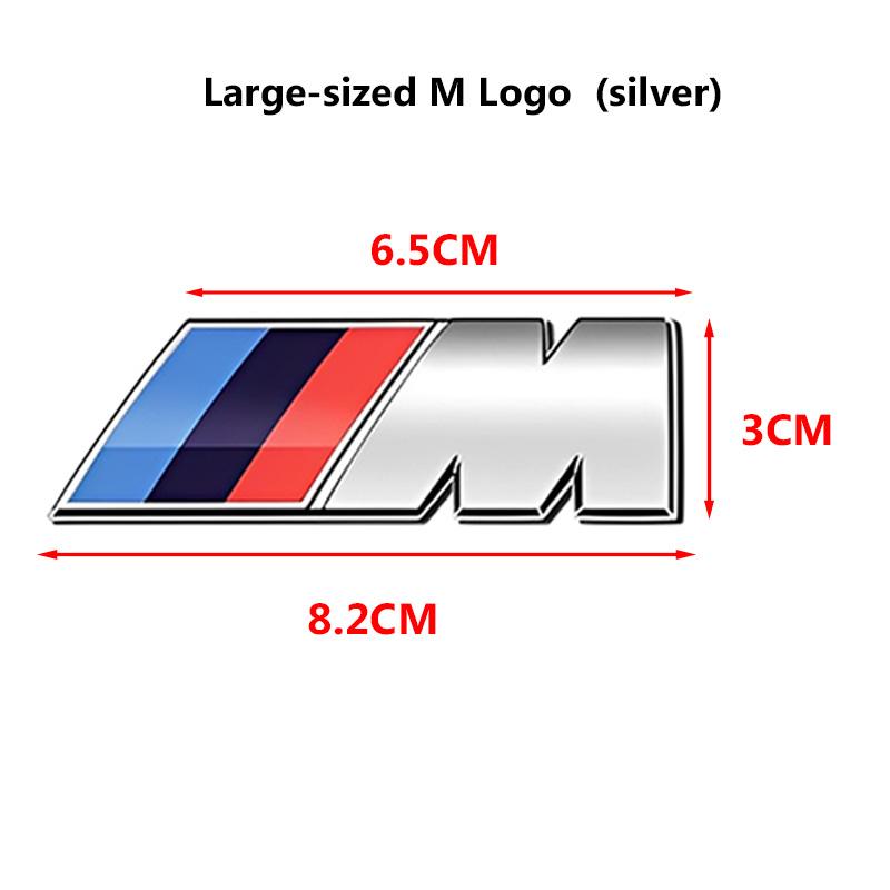 

1pcs BMW M LOGO Fender Emblem Badge Rear Trunk Badge For 1 3 5 7 Series X1 X3 X5 X6 M Sports Sticker Car Accessories Styling