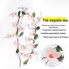 Decorazione Matrimoniale con Vite Rossa Appassita, Rattan, Viticci di Foglie d'Uva e Rami di Vecchia Vite Artificiale