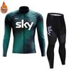 2026 Winter Warm Cycling Clothing Set  Thermal Fleece Cycling Jersey Men's Mtb Clothing Man Blouse Uniform Bicycle Clothes Complete Set