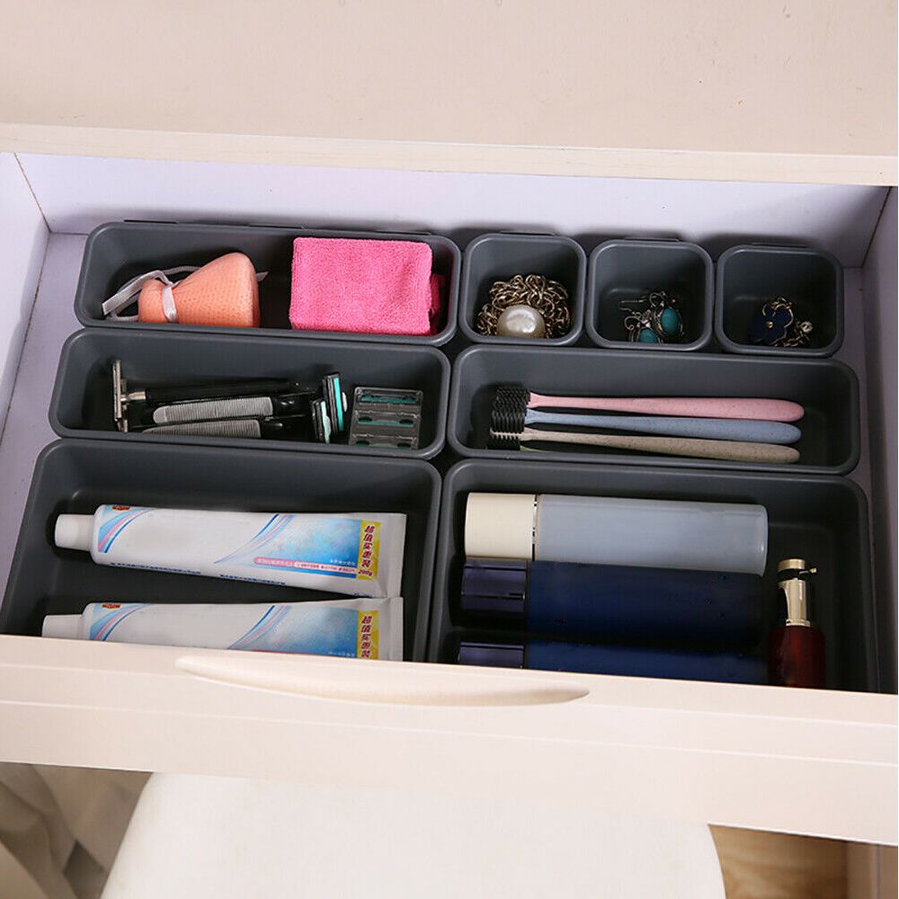 Tableware Storage Box Space Saving Jewellery Storage Trays  for Home Office Desk