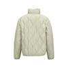 Skechers Outdoor Series Stand Collar Zipper Fashion Solid Color Lightweight Cotton Down Jacket Women Jacket Beige L424W146-027B