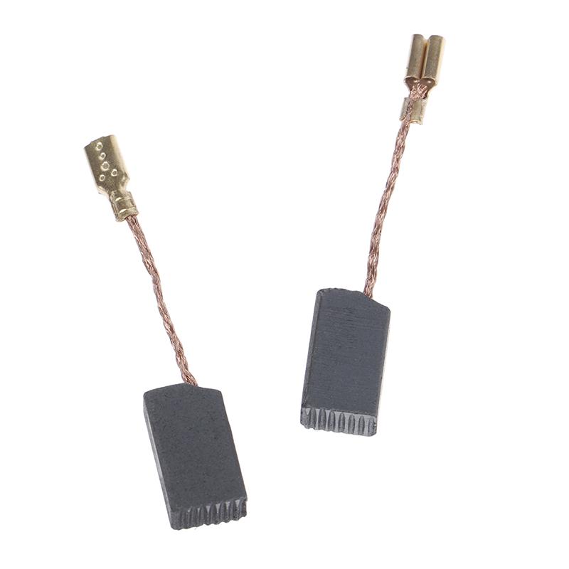 10 szt. Grafitowo-miedziane szczotki węglowe silnika Zestaw do szlifierki kątowej 100 mm 6*8*14 mm