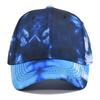 High Quality Colorful Unisex Adjustable Cotton Customized Embroidery Logo 6 Panel Fitted Plain Tie-dye Baseball Cap Hats