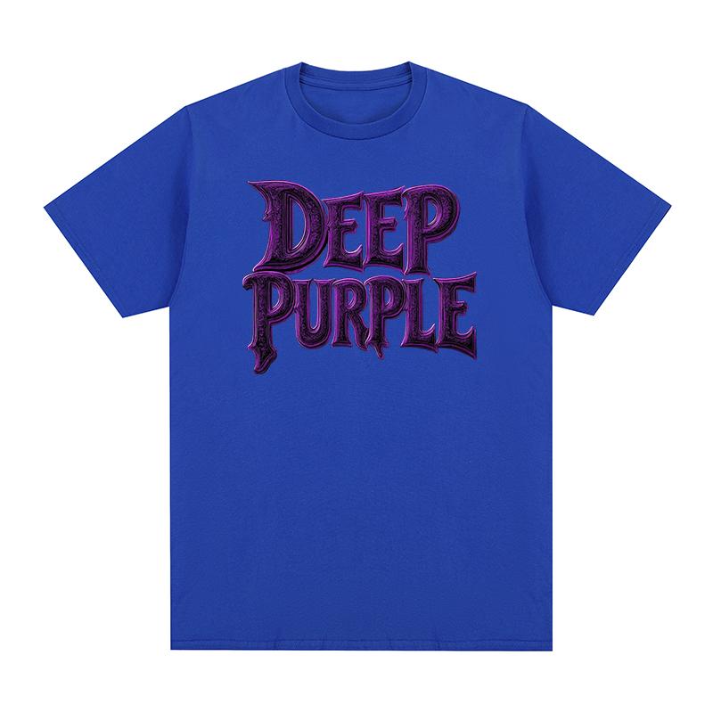 Deep Purple Vintage Tshirt Popular Heavy Rock Metal Band Fashion Hip Hop Y2k Cotton Men T shirt New Tee Tshirt Womens Tops