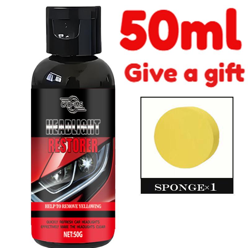 Car Headlight Repair Paste - High-strength Polishing Agent That Removes Oxidation, Scratches, Blurring, and Yellowing, Restoring