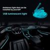 LED Decorative Car Interior Modification USB Atmosphere Light Cable Set For Golf Versa Tucson City-New Condition