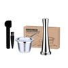i Cafilas [HLB06] Reusable Coffee Capsule Stainless Steel Coffee Filters Refillable Crema Maker Pods Tamper for Nespresso Machine Xiaomi S1201