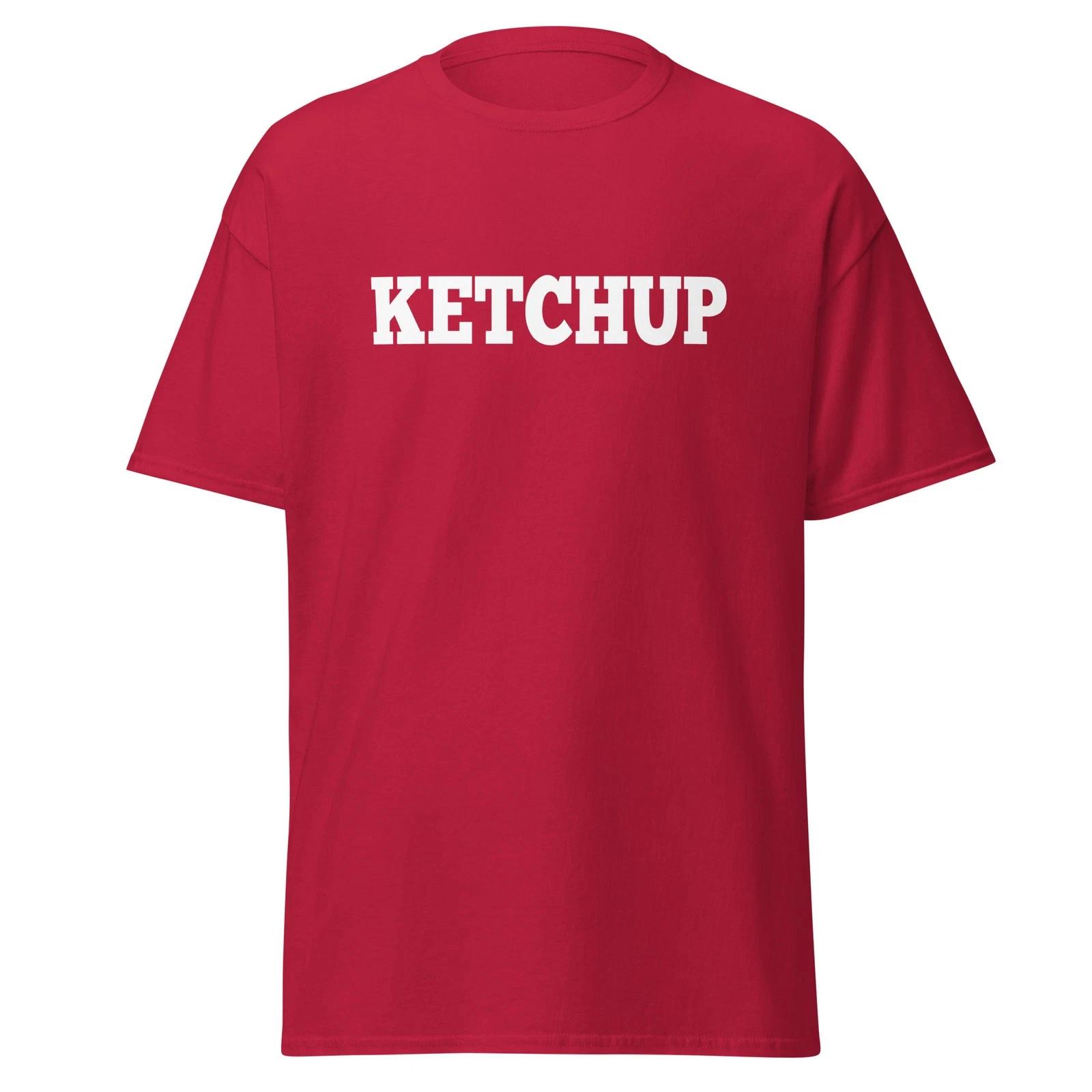 Ketchup Costume Shirt - Simple And Funny Halloween Costume, Unisex 4XL