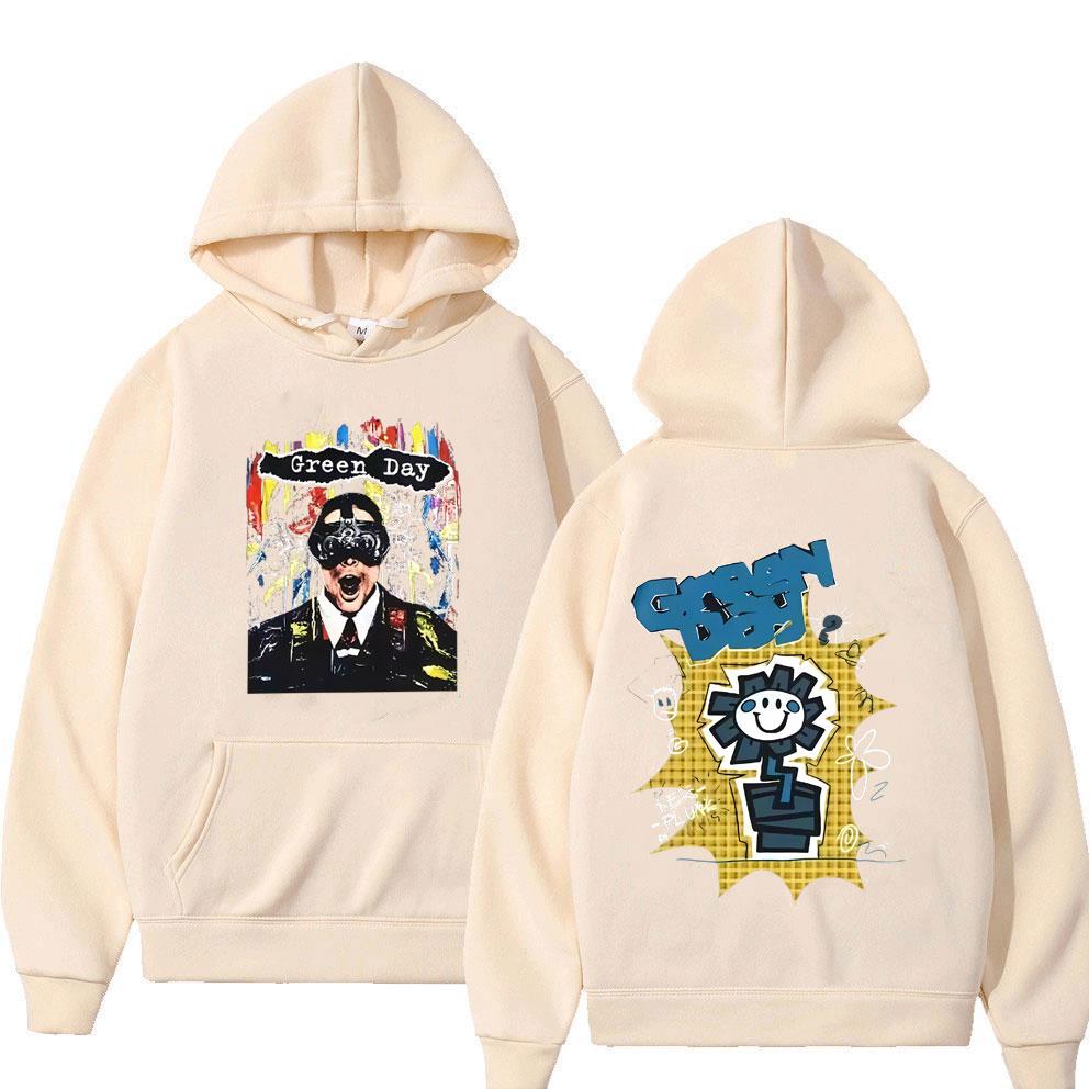Limited Punk Rock Band Green Day Hoodie Men Women Clothing Hip Hop Gothic Popular Pullover Men's Casual Fleece Vintage Hoodies