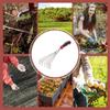 Hand Rake Small Garden Rake Hand Cultivator Tool Short Metal Soil Tiller Manual Weeding Gardening Tool For Planting Lawn Yard