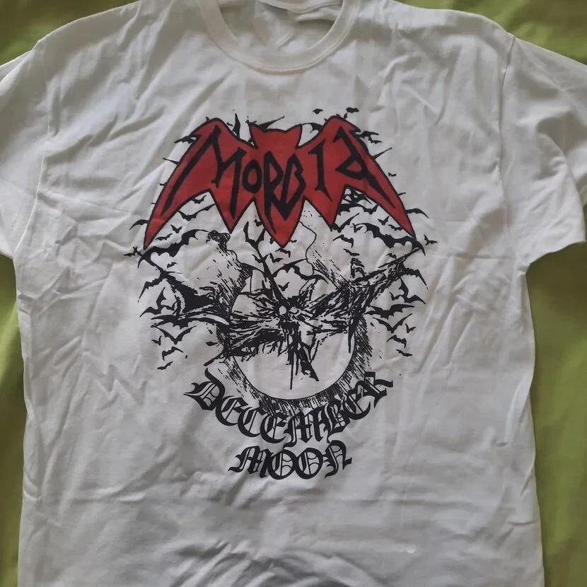 Men s and Women s T-shirts Collection Morbid Band Tour 2021 Heavy Cotton White L