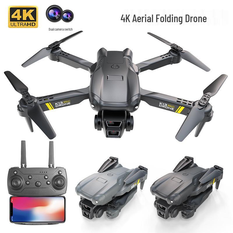 K13MAX Foldable Drone with HD Dual Camera and Altitude Hold, Remote Control Quadcopters for Aerial Photography