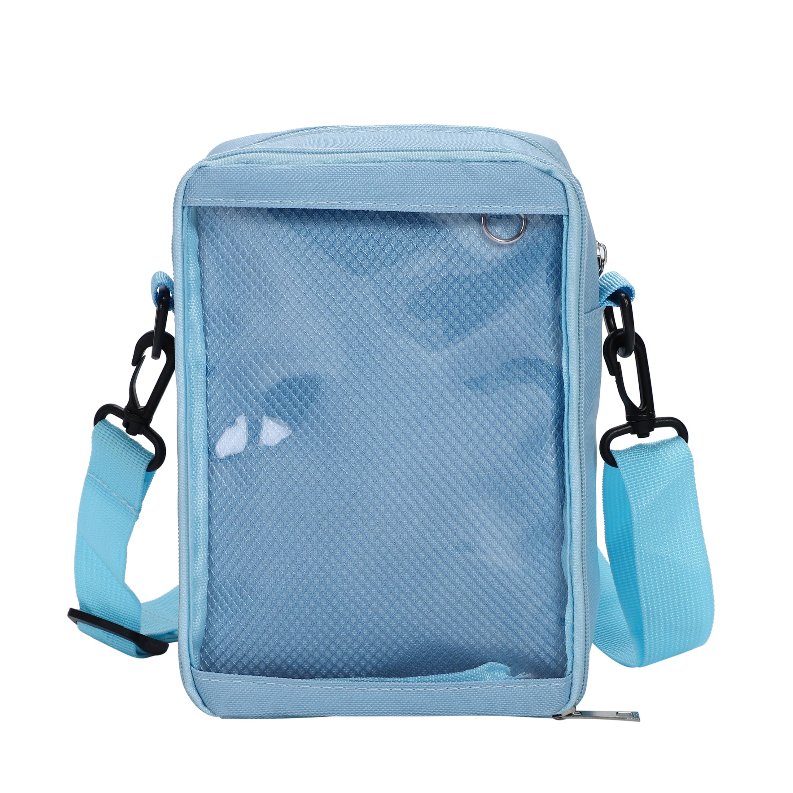 

Harujio Ita Small Mini Shoulder Cute Bag, Bag, Black, White, (Light Blue) світло-синій колір