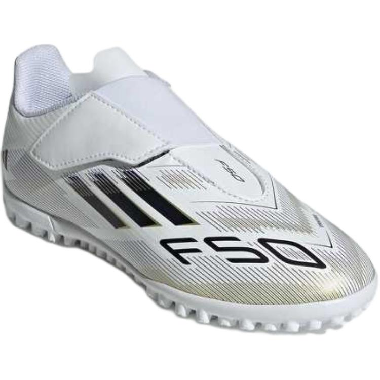 Adidas F50 Club Vel TF Stylish Comfortable Non-Slip Durable Low-Top Soccer Shoes Kids Soccer Shoes White JR1700