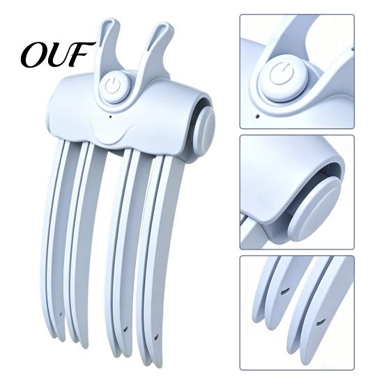 Safe Heated Hair Root Clip 2Pcs Volume Clip, Electric Volumizer Crimper, 3 Minute Lifting Compact Volumizing Iron Comb for Flat Hair, Dual Temperature
