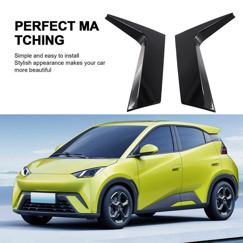 For BYD Seagull 2023-2024 Car Side Wing Decoration Sticker Fit Modified Rear Triangle Tail Spoiler