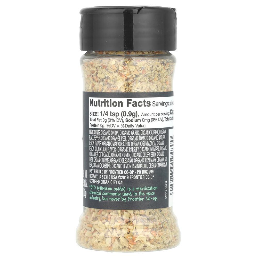 Frontier Natural Products All-Purpose Seasoning Blend 2.5 Oz (70 G)