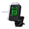 Guitar Tuners Clip On Digital Electric Tuner with 360 Degree Rotations and LCD Display, Guitar Metronome Tuner for Bass