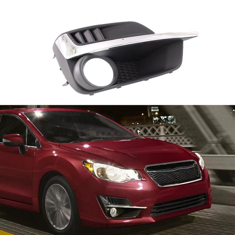 Subaru Impreza 2015 2016 için Arka Sis Lambası Kapağı Kapak Kenarlığı Lambalı Çerçeve Kapağı Sis Lambası Sis Lambası Krom Kaplama 57731FJ310