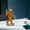 Savage Whiskey Bottle Decanter for Men Unique Wine Decanter Funny Savage Shaped Glass Quirky Gift for Sasquatch Enthusiasts