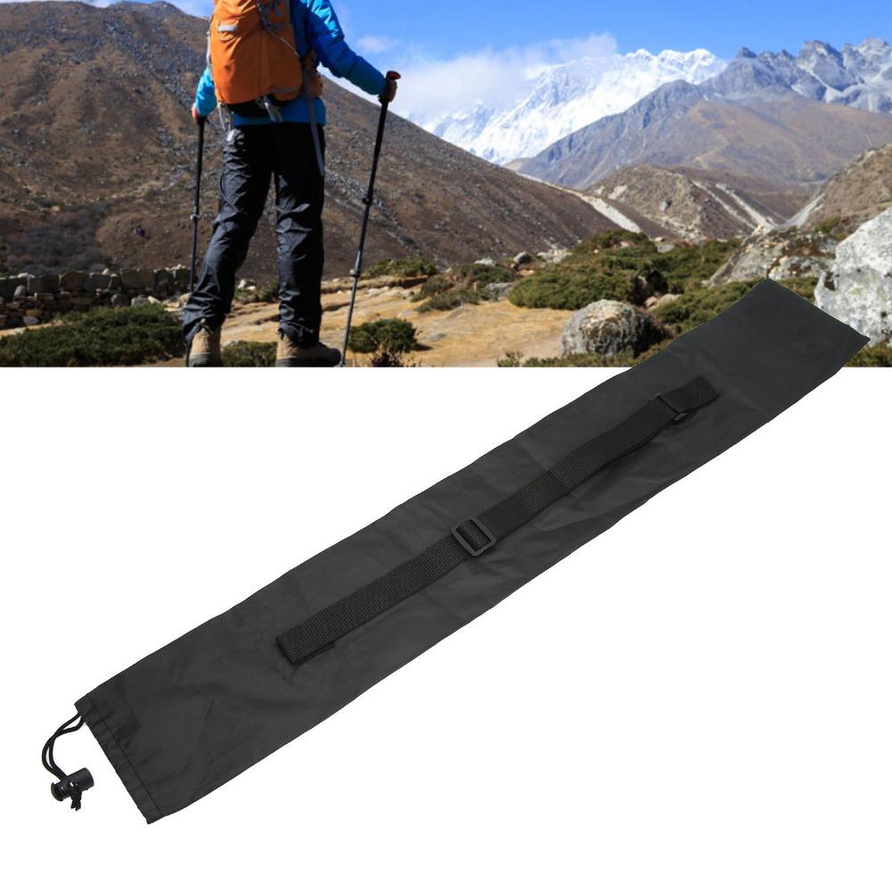 2 Pcs Oxford Cloth Hiking Pole Carrying Bag Large Capacity Waterproof Trekking Poles Storage Bag With Adjustable Shoulder Strap