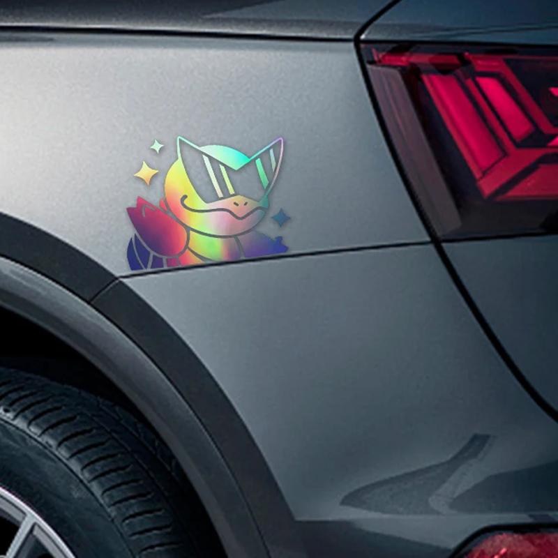 15x11.4cm Cute Anime Car Decals Die Cut Vinyl Stickers for Auto Window Bumper Windshield Car Decor Accessories