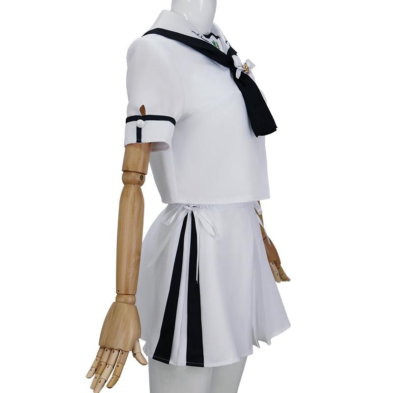 Anime Zomer Zakken Shiroha Naruse Cosplay Kostuum Wit Jk Pak Rok Kous Halloween Party Voor Vrouwen Meisjes Carnival Outfits