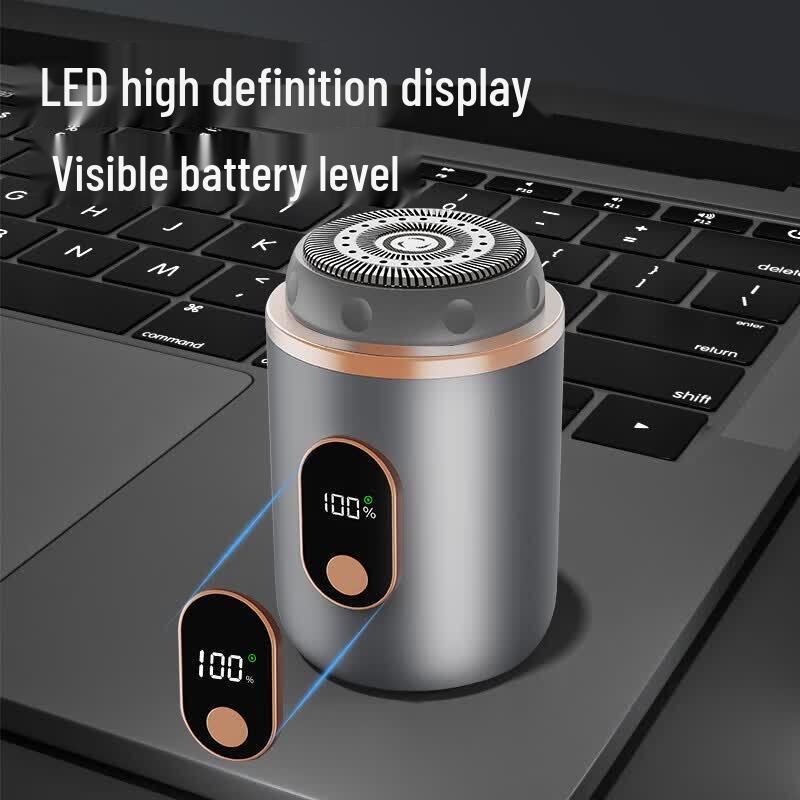 Yidian Digital Display Mini Portable Wet Dry Shaver CN plug (adapter included)
