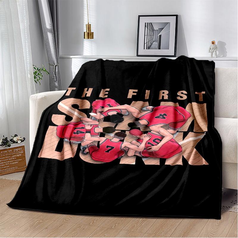 SLAM DUNK 29 Style New Cartoon SHOHOKU Basketball Anime Blanket,Soft Throw Blanket for Home Bedroom Bed Sofa Travel Cover Kids
