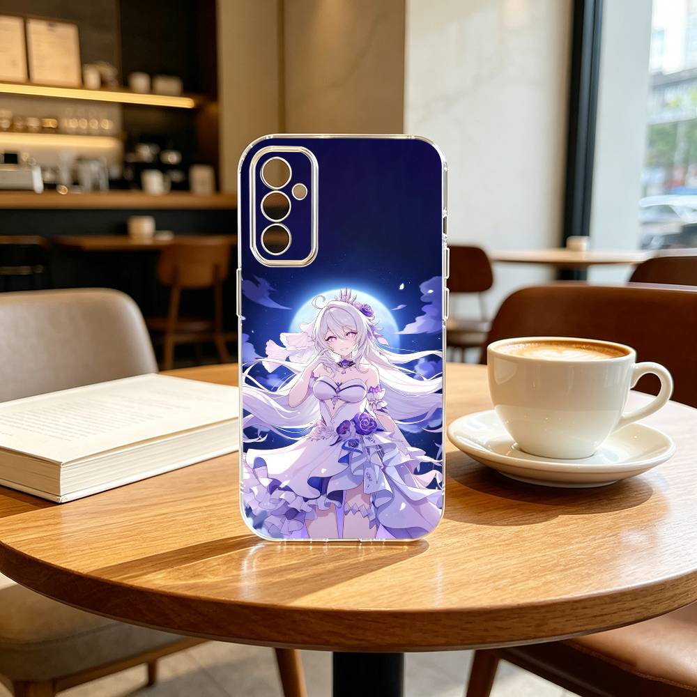 K-kiana Honkai-i impact Game Phone Case Transparent Silicone Soft For SamsungA10,12,20,21S,30,31,40,50,51,52,70,71