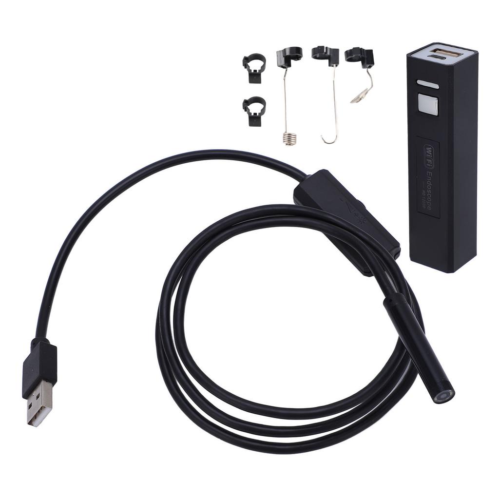 Endoscopio Wireless per Telefono WiFi Borescopio Telecamera di Ispezione HD IP68 8mm con Luce