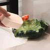 1pc Ceramic Soap Dish Ornament Drain Soap Box Fish Frog Lotus Bathroom Accessories Home Decorations Kitchen Soap Holder