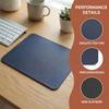 High Quality Leather Mouse Pad Non-slip Wear Resistant Gaming Desk Mat Smooth Anti Scratch Computer Table Protector Home Office
