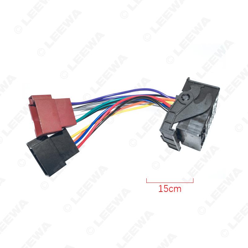 Ford 2003+ Audio Adapter: ISO Double-Head Plug, Power Speaker Wire for Modification