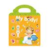 Children Cartoon Funny Animal Insect Ocean Learning Cognition Scene Stickers DIY Hand-on Sticker Book Educational Toys