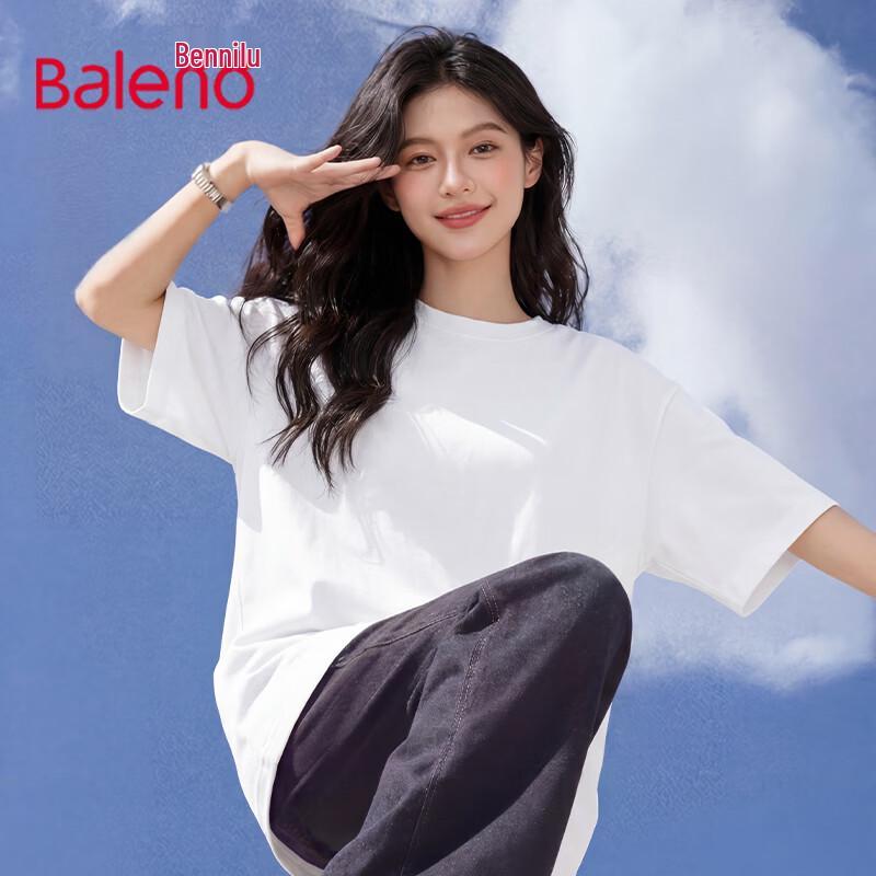 Baleno Women's Pure Cotton Short-Sleeve T-Shirt
