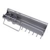 Kitchen Wall Mount Utensil Rack Aluminum Alloy Spice Storage Shelf Wall Hanging Organizer with Dual