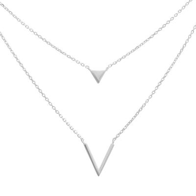 Silver Necklace Without Stones, Item Weight 4.24 G (2183938)