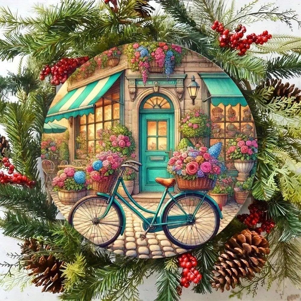 Vintage Metal Tin Sign 8x8 Inch Retro Cycling Wall Art Home Bar Cafe Decor