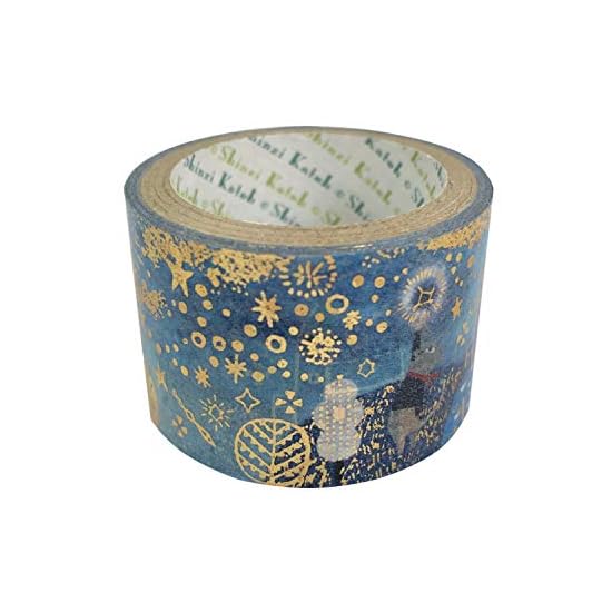 Seal Made in Japan Foil-Stamped Kenji Miyazawa Night on the Galactic Railroad Kirapika Masking Tape