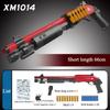 XM1014 Soft Shell Ejection Launcher Toy Rifle Gun Foam Dart Dual Nozzle Shotgun Model for Kid Adult Outdoor Game Christmas Gift