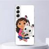 Cartoon Gabbys Dollhouse Soft Case For Samsung Galaxy S25 S24 S23 S22 Ultra Phone Cover S20 FE S21 Plus S25 Edge + Funda Coque G