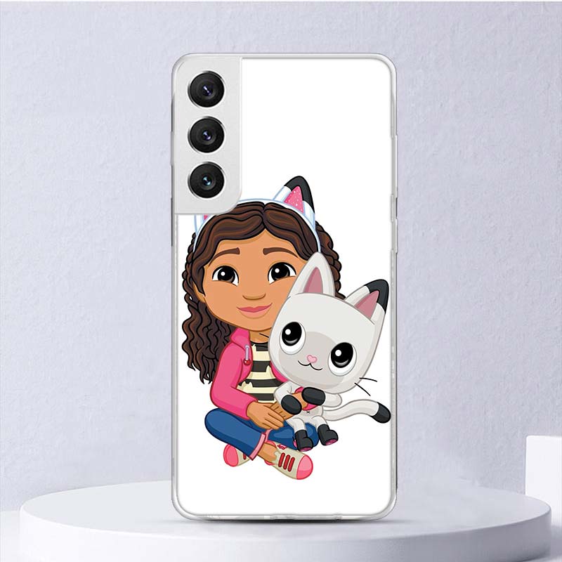 Cartoon Gabbys Dollhouse Soft Case For Samsung Galaxy S25 S24 S23 S22 Ultra Phone Cover S20 FE S21 Plus S25 Edge + Funda Coque G