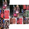 Charming Girls Children Christmas Dress Featuring Elegant Santa Bow Print For Mothers And Daughters