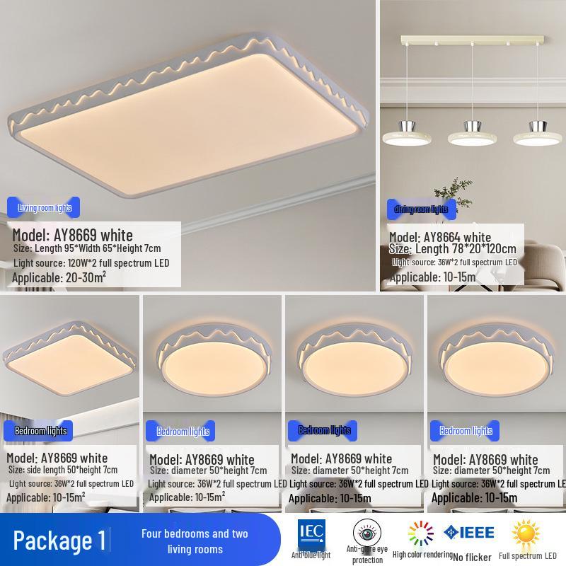 2025 Modern Minimalist Ceiling Light - Cream Style Living Room Main Light
