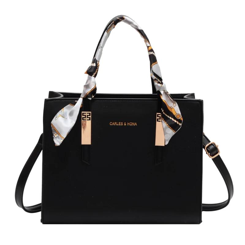 

Женская сумка через плечо из искусственной кожи, высококачественные роскошные сумки, большая вместимость, модная дизайнерская сумка через плечо