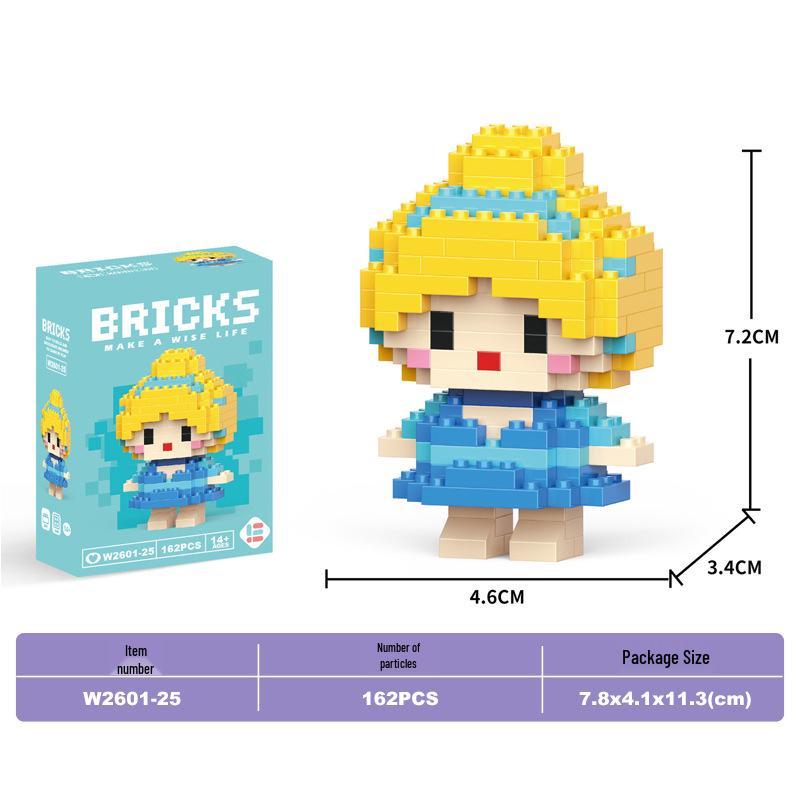 Santa Claus Micro Bricks Educational Toy - Compatible with LEGO, Building Blocks for Kids