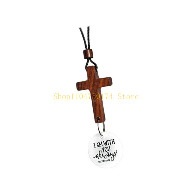 Car Rearview Mirror Crosses Pendant Car Hanging Ornament  Blessing Pendant for For Christian Driver top sale