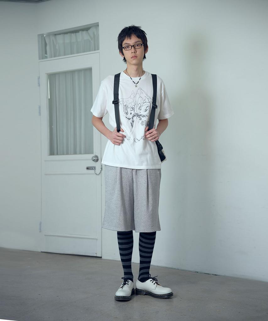 NICEGHOSTCLUB Bermuda Sweat Shorts_Grey(Ng2Gmupa01A)