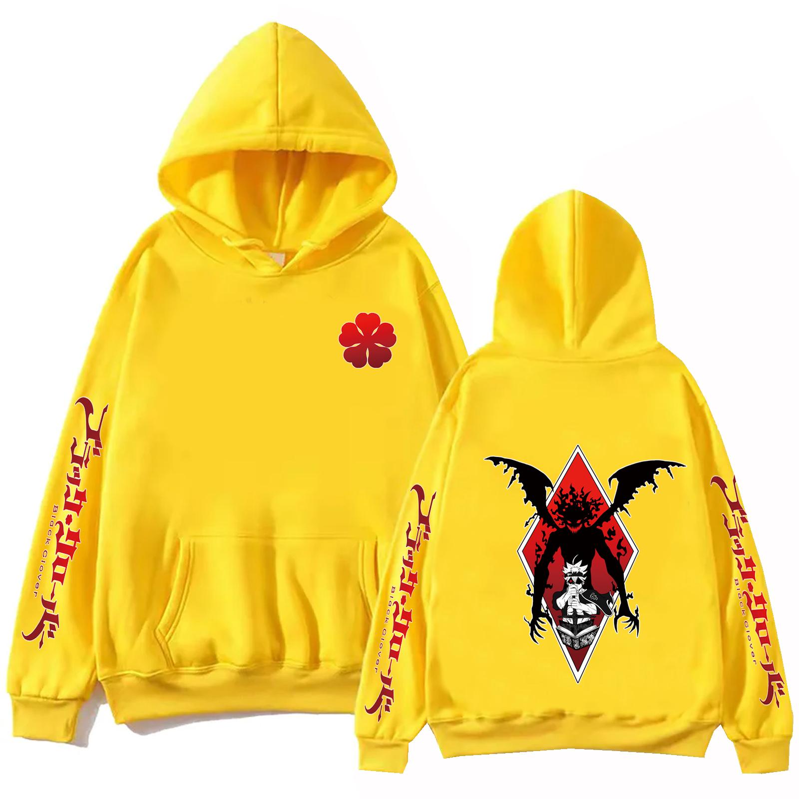 

Anime Black Clover Asuta Graphic Printed Hoodies Vintage Oversized Hooded Hip Hop Long Sleeves Cotton Hoodie Men Women Clothes 3XL